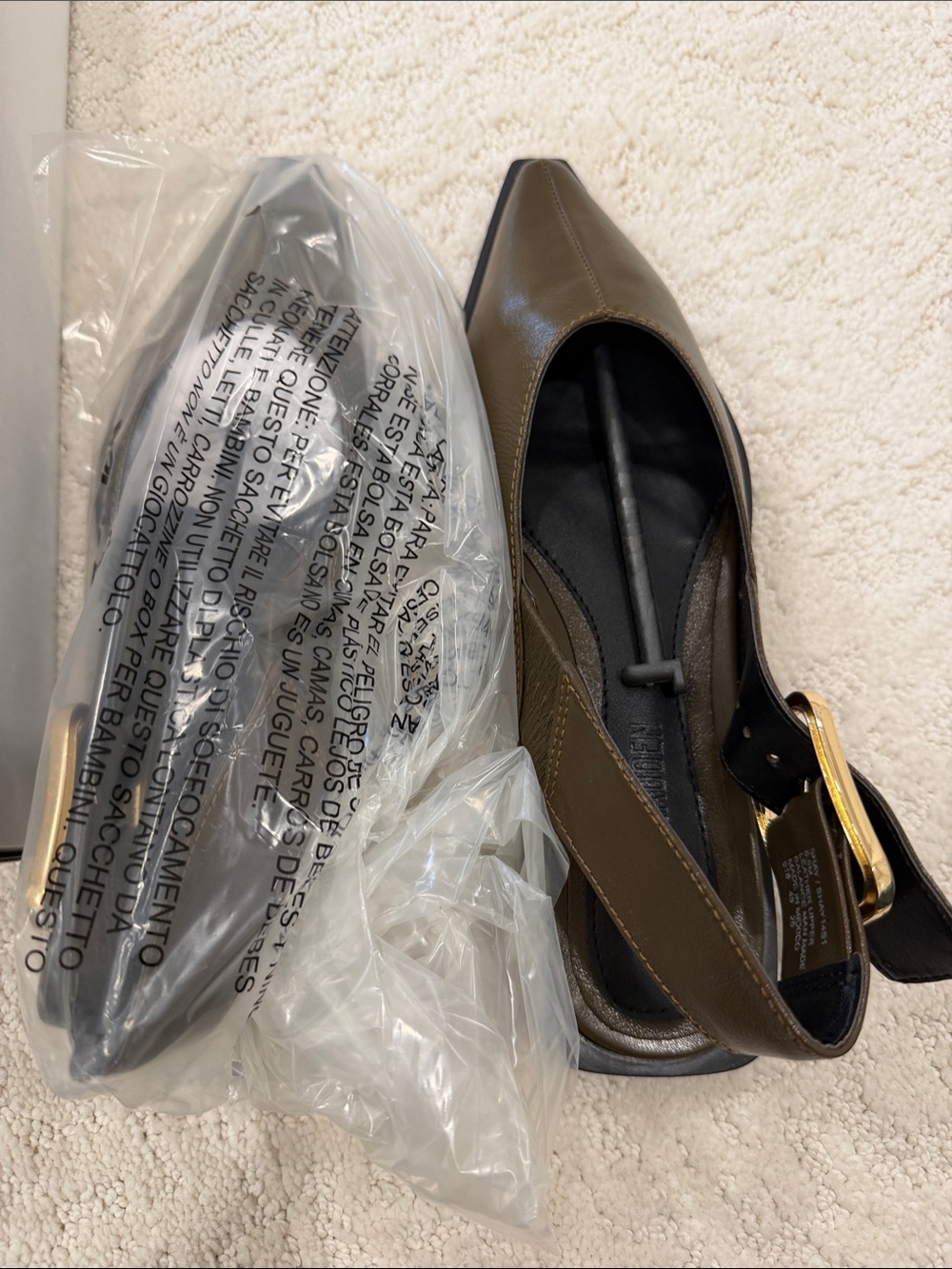 Women’s Olive Green Slingback Flats